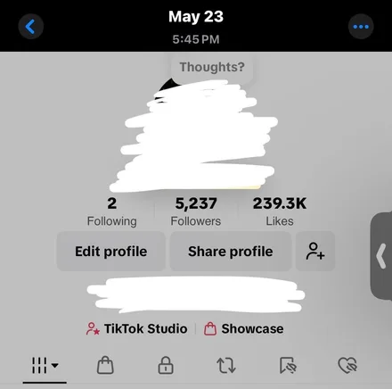 Before: 5,237 followers on May 23