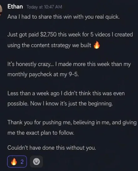 Ethan: Paid content projects